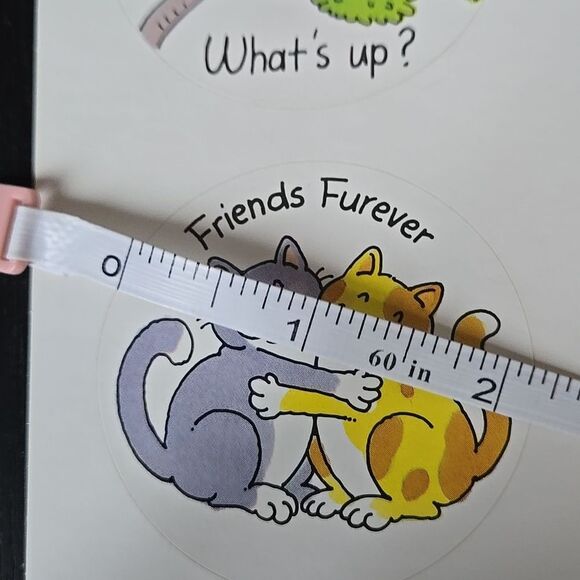 Frazzled Felines 1 Sheet of Cat Stickers Current  1988 Made in USA 6 Total - Picture 13 of 14